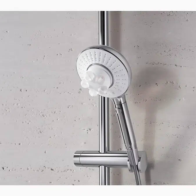 SpaViva™ Two-function handshower with all-in-one cleansing device, 2.5 gpm