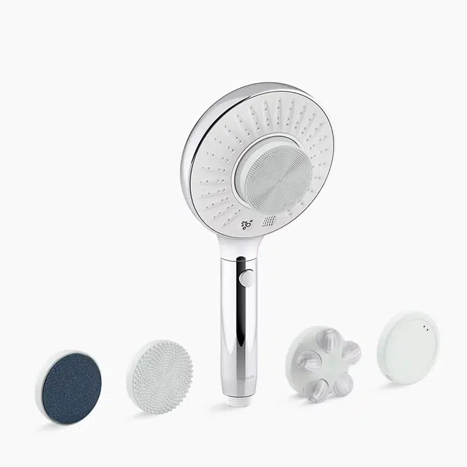 SpaViva™ Two-function handshower with all-in-one cleansing device, 2.5 gpm