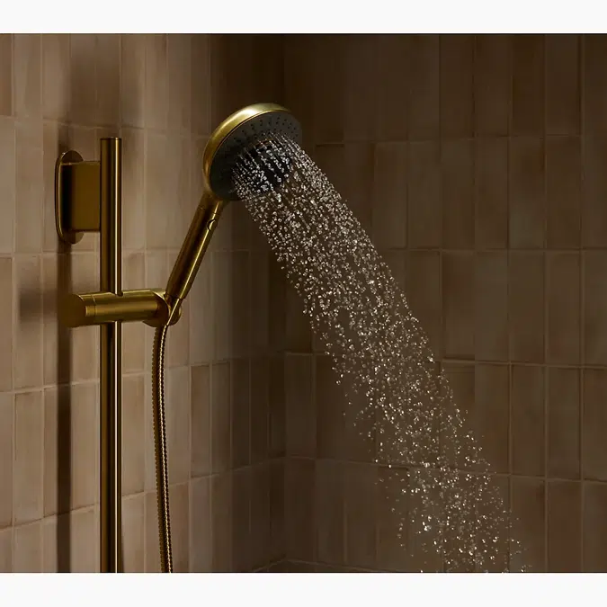 SpaViva™ Two-function handshower with all-in-one cleansing device, 2.5 gpm
