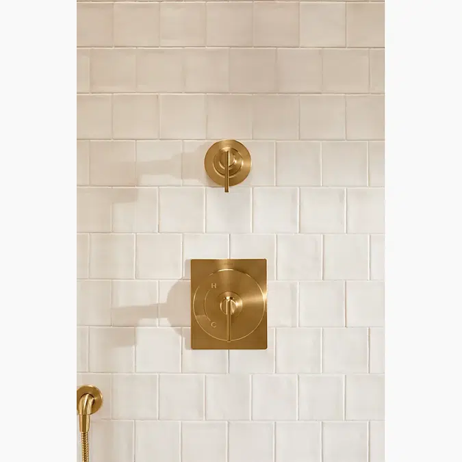 Castia™ by Studio McGee MasterShower® transfer valve trim with lever handle