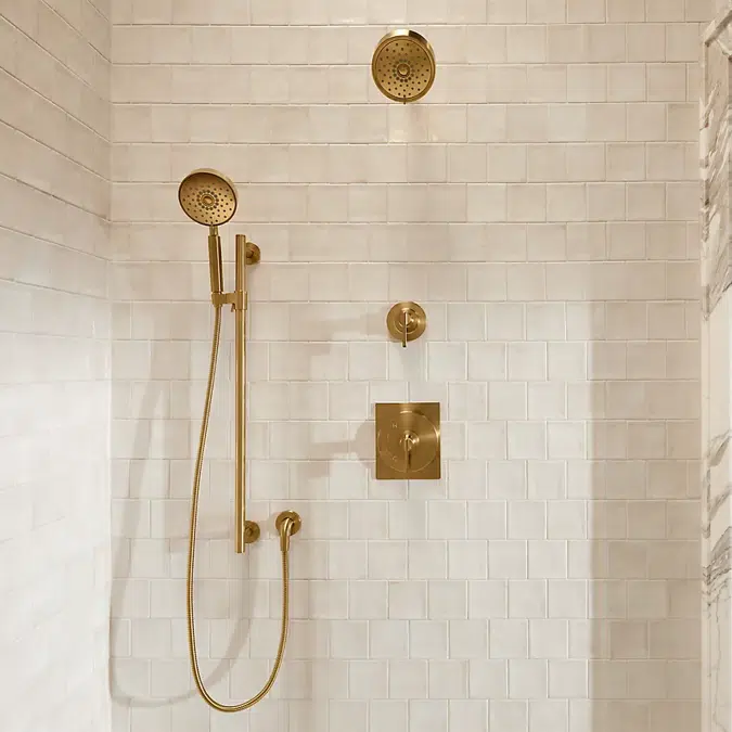 Castia™ by Studio McGee MasterShower® transfer valve trim with lever handle