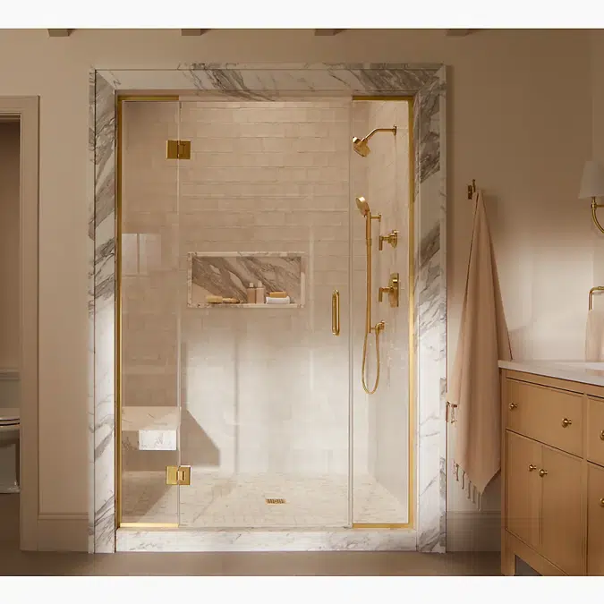 Castia™ by Studio McGee MasterShower® transfer valve trim with lever handle