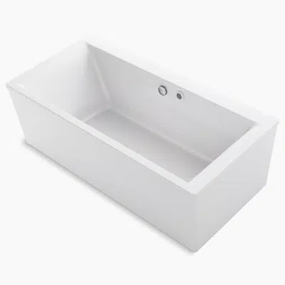 изображение для Stargaze® 60" x 34" freestanding Heated BubbleMassage™ air bath with straight shroud