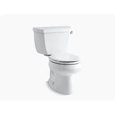 Image pour K-3577-TR Wellworth® Classic Two-piece round-front 1.28 gpf toilet with right-hand trip lever and tank cover locks
