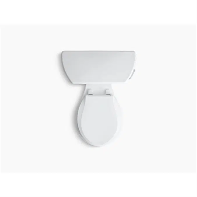 K-3577-TR Wellworth® Classic Two-piece round-front 1.28 gpf toilet with right-hand trip lever and tank cover locks