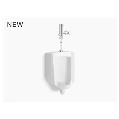 Bardon™ High-efficiency urinal with Mach® Tripoint® touchless 0.5 gpf HES-powered flushometer图像