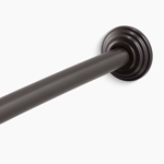 expanse® curved shower rod - traditional design