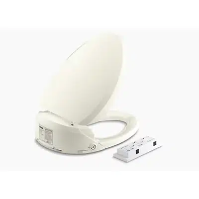 K-4744 C3®-201 Quiet-Close™ nightlight elongated bidet toilet seat için görüntü