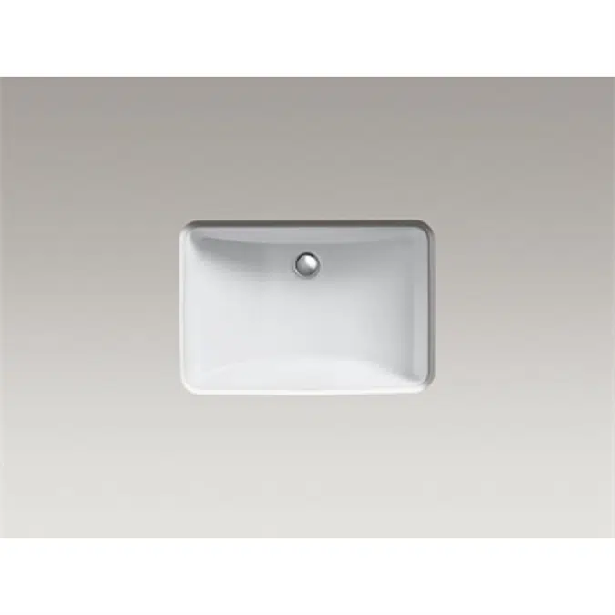 K-2214-G Ladena® 20-7/8" x 14-3/8" x 8-1/8" Undermount bathroom sink with glazed underside