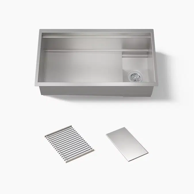 Synthos™ 33-3/4" undermount single-bowl kitchen sink