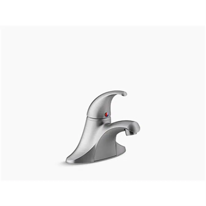 K-15182-4NDRA Coralais® single-handle centerset bathroom sink faucet, less drain