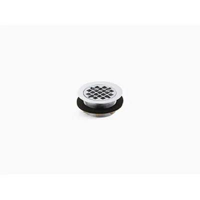 изображение для K-9132 Round shower drain for use with plastic pipe, gasket included