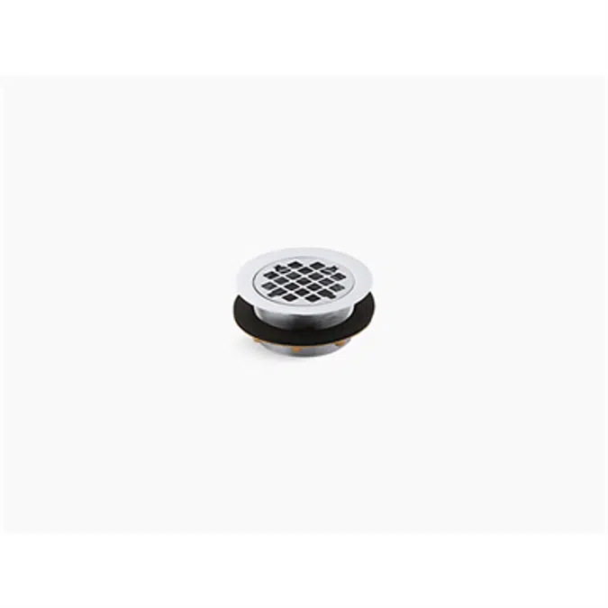 K-9132 Round shower drain for use with plastic pipe, gasket included