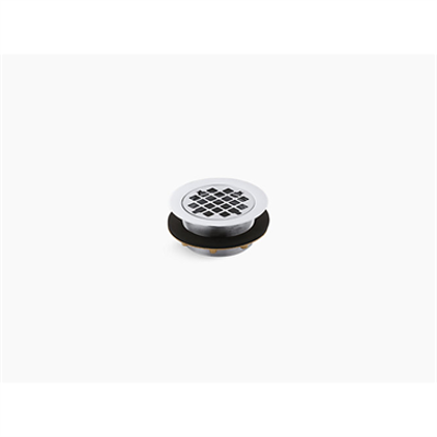 Image for K-9132 Round shower drain for use with plastic pipe, gasket included
