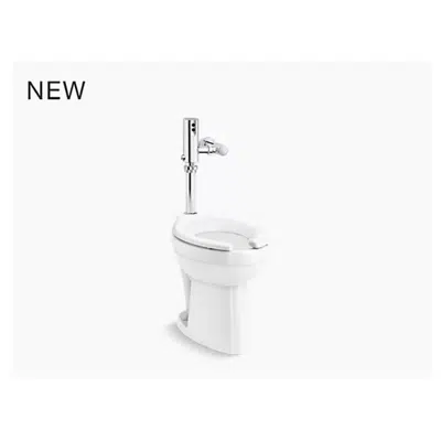 изображение для Highcliff™ Ultra Commercial toilet with Mach® Tripoint® touchless DC 1.0 gpf flushometer