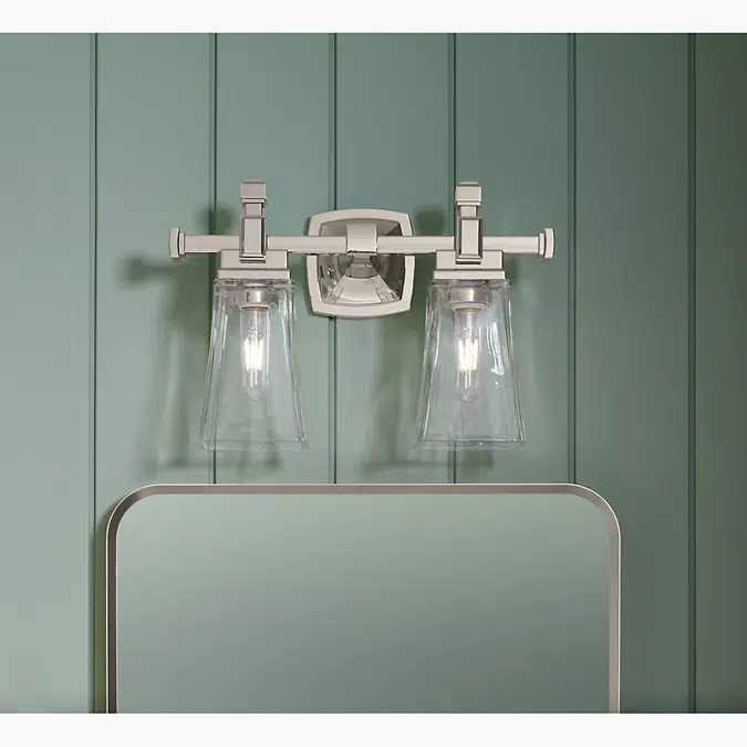 Riff® 16" two-light sconce