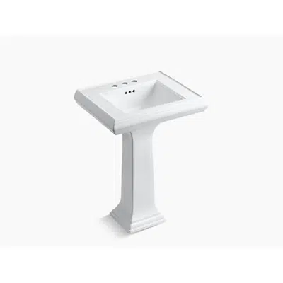 Image for K-2238-4 Memoirs® Classic Classic 24" pedestal bathroom sink with 4" centerset faucet holes