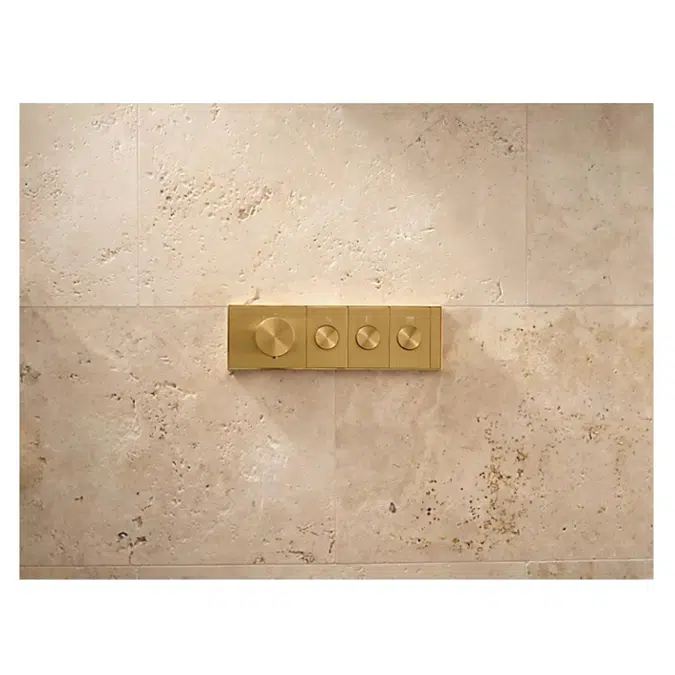 K-26347-9 Anthem™ Three-outlet thermostatic valve control panel with recessed push-buttons