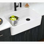 ironridge® 34" undermount single-bowl farmhouse kitchen sink