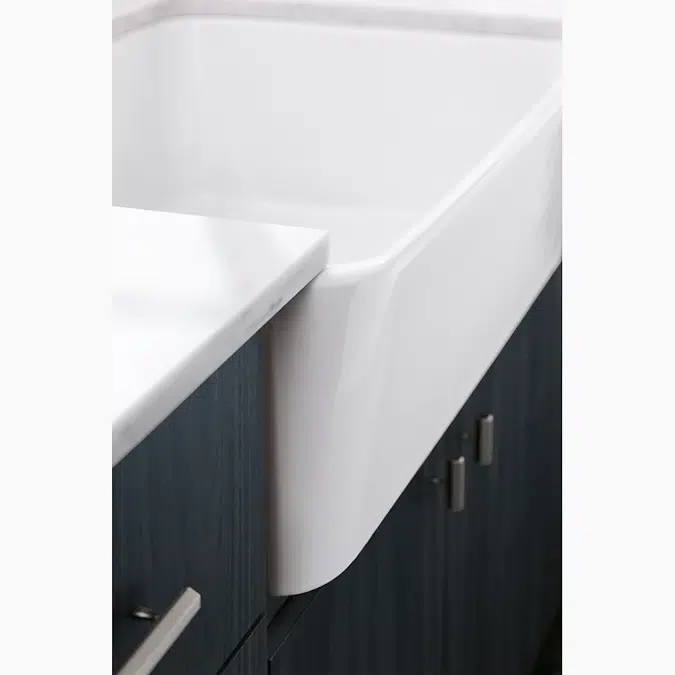 Ironridge® 34" undermount single-bowl farmhouse kitchen sink