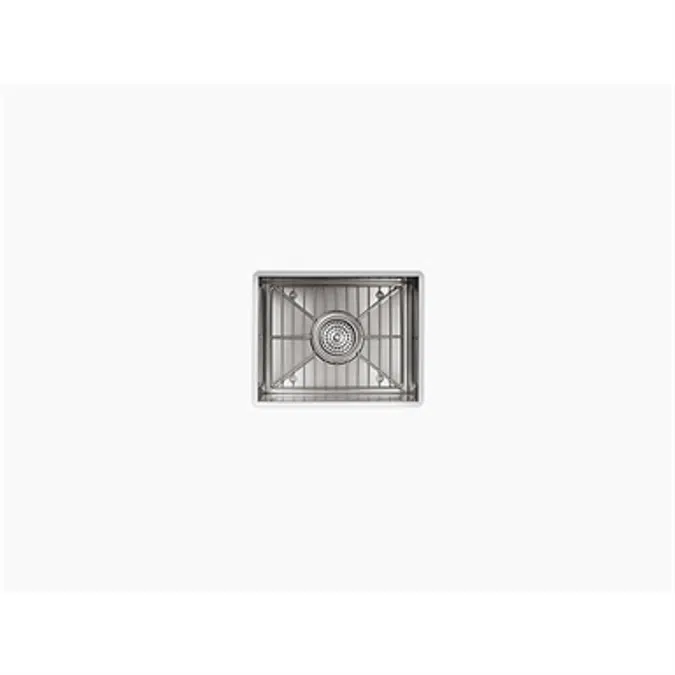 K-3840-3 Vault™ 12-1/4" x 9-9/16" x 9" Top-mount/undermount bar sink with 3 faucet holes