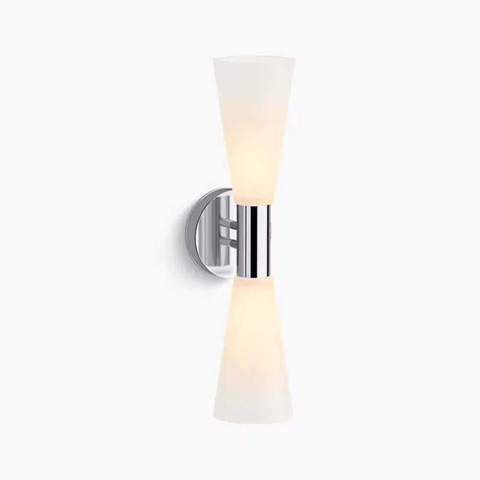 Midcentury Two-light sconce