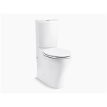 k-76395 veil® intelligent compact elongated dual-flush wall hung toilet bowl and actuator plate