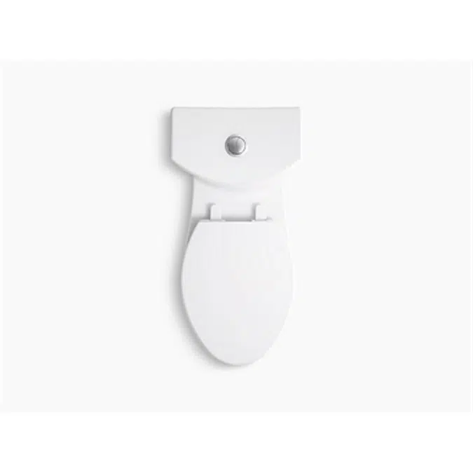 K-76395 Veil® Intelligent compact elongated dual-flush wall hung toilet bowl and actuator plate
