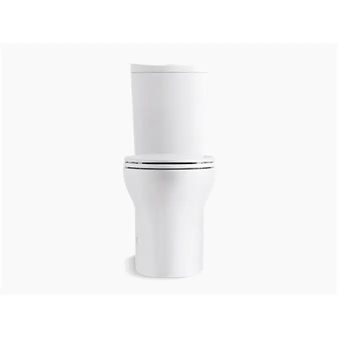 K-76395 Veil® Intelligent compact elongated dual-flush wall hung toilet bowl and actuator plate