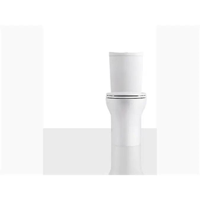K-76395 Veil® Intelligent compact elongated dual-flush wall hung toilet bowl and actuator plate