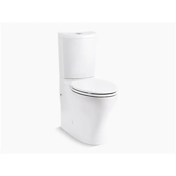 K-76395 Veil® Intelligent compact elongated dual-flush wall hung toilet bowl and actuator plate