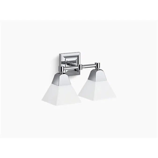 K-23687-BA02 Memoirs® Two-light sconce