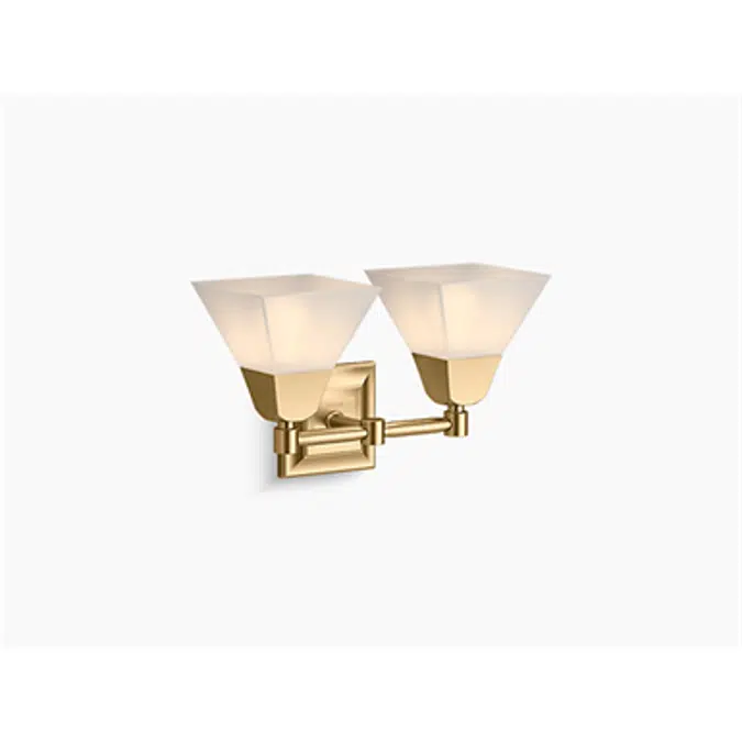 K-23687-BA02 Memoirs® Two-light sconce
