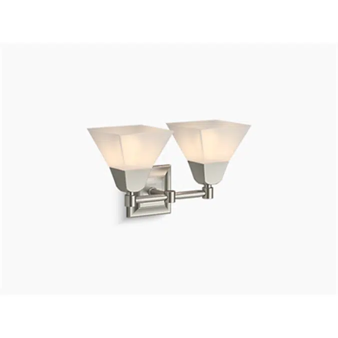 K-23687-BA02 Memoirs® Two-light sconce