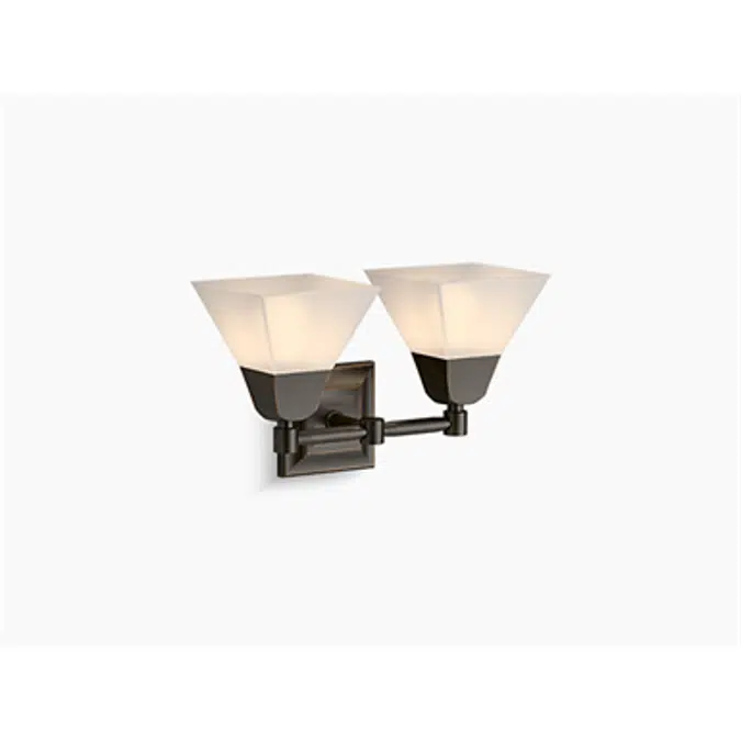K-23687-BA02 Memoirs® Two-light sconce