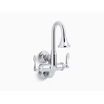 Image pour K-730T70-4AJR Triton® Bowe® Cannock™ 1.2 gpm bathroom sink faucet with 3-11/16" gooseneck spout and lever handles, drain not included