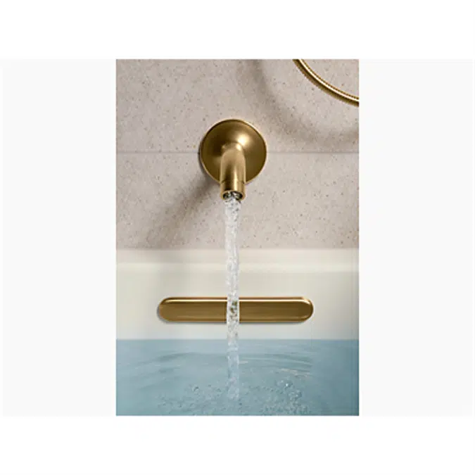 K-1956-LA Underscore® Rectangle 60" x 30" alcove bath with integral apron, integral flange and left-hand drain