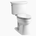 lintelle® the complete solution® continuousclean st two-piece elongated toilet, 1.28 gpf