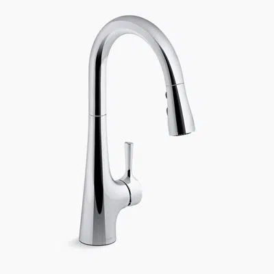Image pour Tempered® Pull-down single-handle kitchen sink faucet