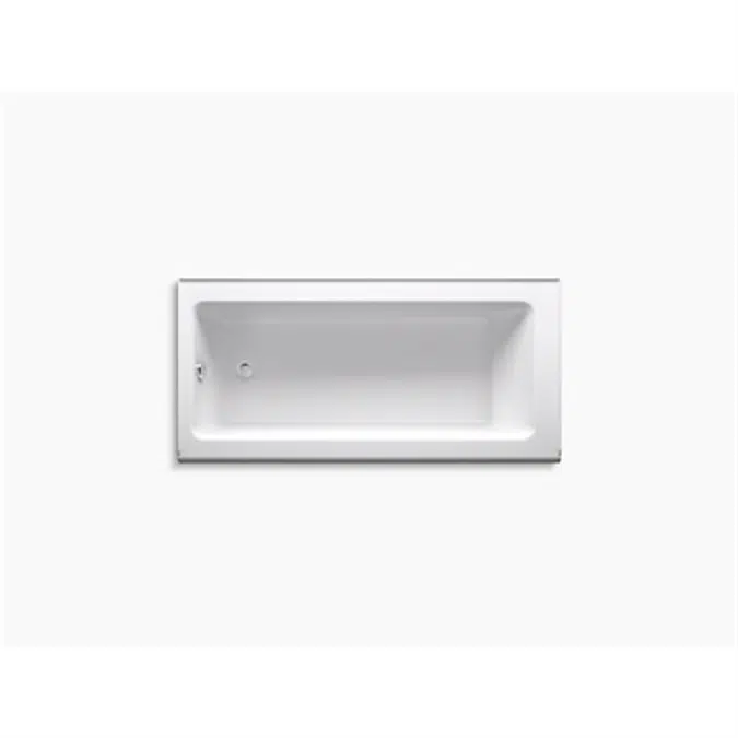 K-847 Bellwether® 66" x 32" alcove bath with integral apron and left-hand drain