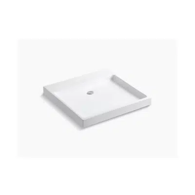 imagen para K-2314 Purist® Wading Pool® Above-counter/wall-mount vessel bathroom sink
