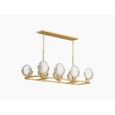 afbeelding voor Arendela™ Eight-light linear chandelier