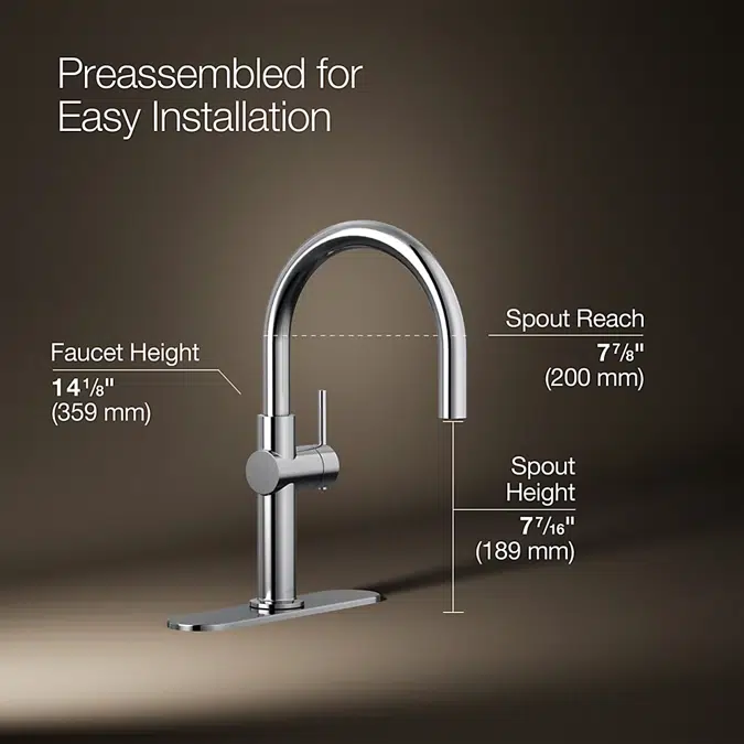 Crue® Single-handle bar sink faucet