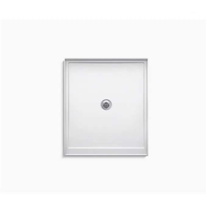 K-8647 Rely® 36" x 42" single-threshold shower base with center drain