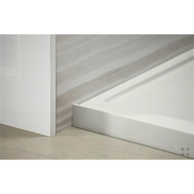 K-8647 Rely® 36" x 42" single-threshold shower base with center drain