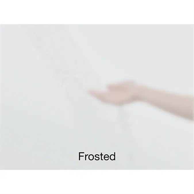 K-707106-D3 Revel® Sliding shower door, 76" H x 44-5/8 - 47-5/8" W, with 5/16" thick Frosted glass