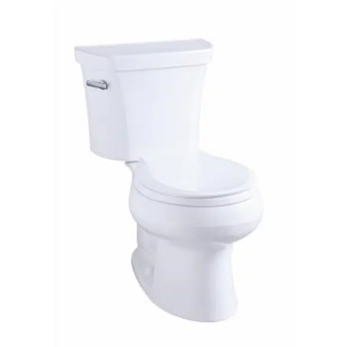 k-3947-u wellworth® two-piece round-front 1.28 gpf toilet with insulated tank and 14" rough-in
