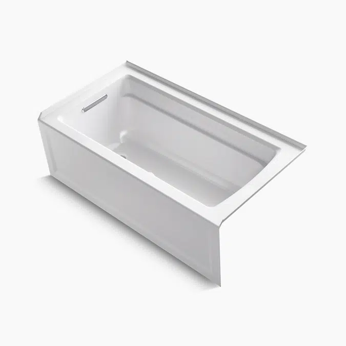 Archer® 60" x 32" alcove bath, left drain