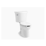 k-25087-ss kingston™ two-piece elongated 1.28 gpf toilet with antimicrobial finish