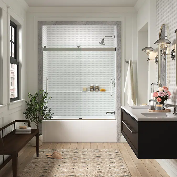 Objetos BIM - ¡Descarga gratis! Levity® Plus Frameless sliding shower ...